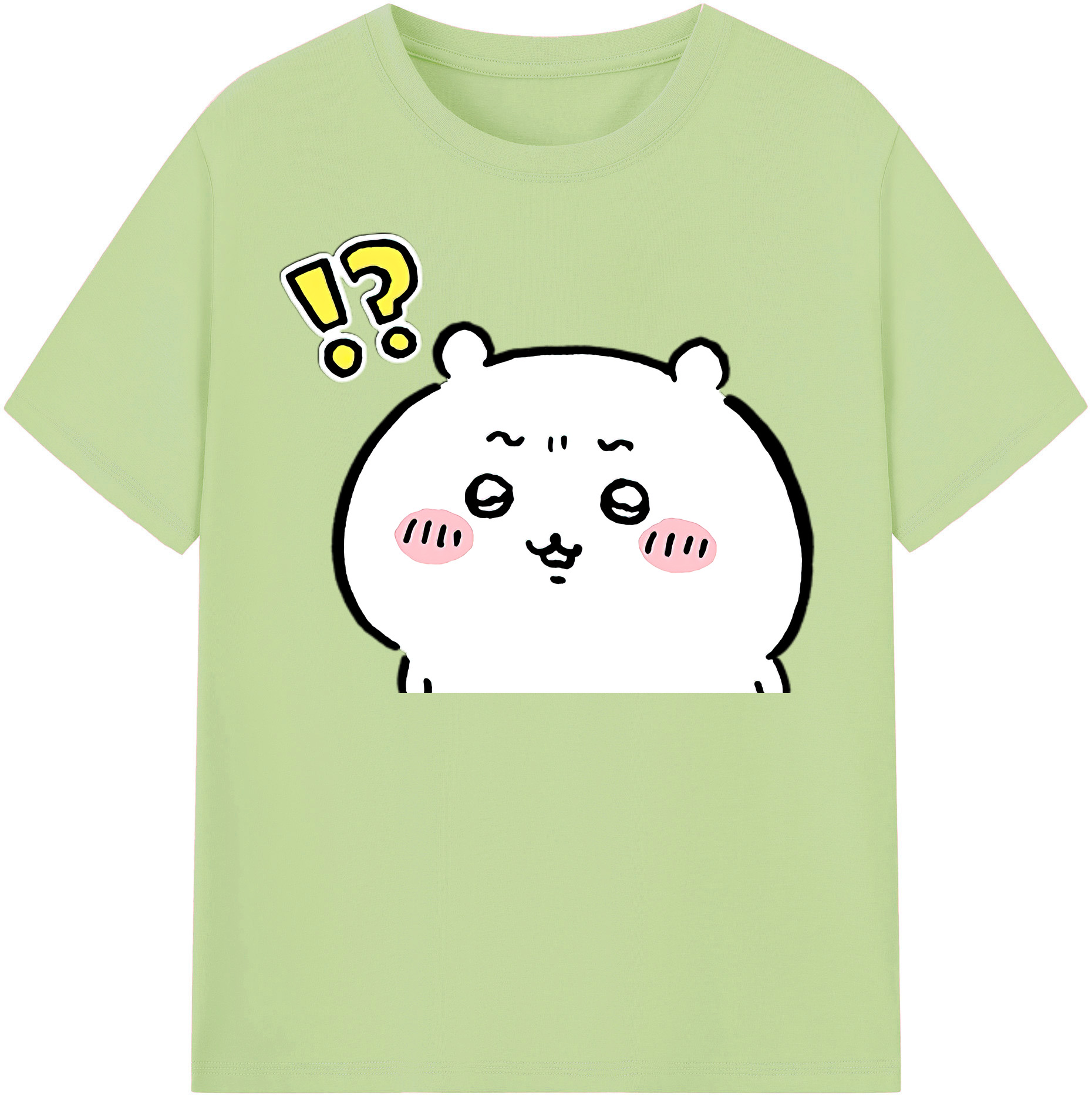 （画像用） ちいかわ ちいかわ Chii-kawa chiikawa 綿100％半袖Tシャツ（フロントプリント）